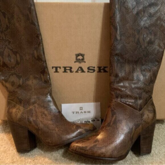 Trask Elena Tall Knee-High Boots - Picture 2 of 12